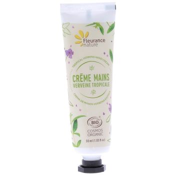 Crème mains verveine tropicale bio Fleurance nature - tube de 30 ml