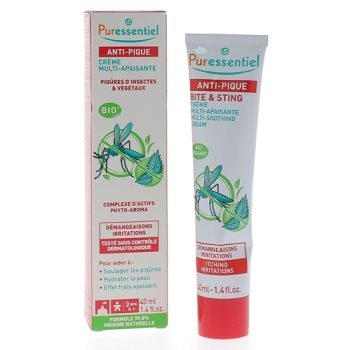 Crème multi-apaisante anti-pique Puressentiel - tube de 40 ml