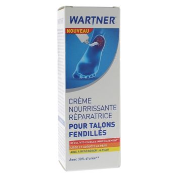 Crème nourrissante réparatrice talons fendillés Wartner - tube de 50ml