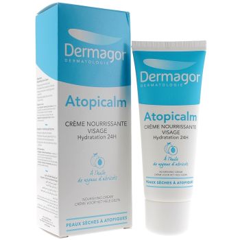 Crème nourrissante visage Atopicalm Dermagor - tube de 40 ml