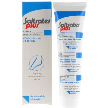 Crème régénératrice pieds très secs et abimés Saltrates plus - tube de 100 ml