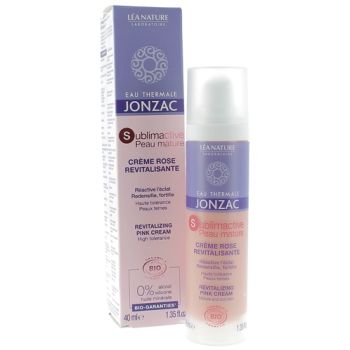 Sublimactive peaux matures Crème rose revitalisante bio Eau thermale Jonzac - flacon de 40 ml