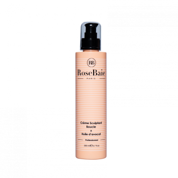 Crème sculptant boucle x huile d'avocat RoseBaie - flacon-pompe de 200 ml