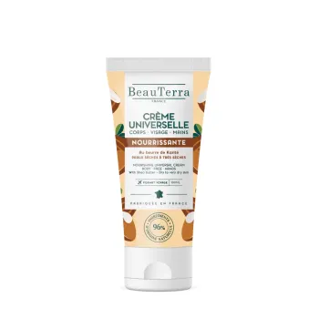 Crème universelle nourrissante au beurre de karité Beauterra - tube de 100ml