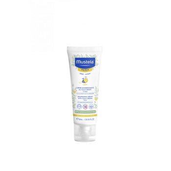 Crème nourrissante au cold cream visage Mustela - tube de 40 ml