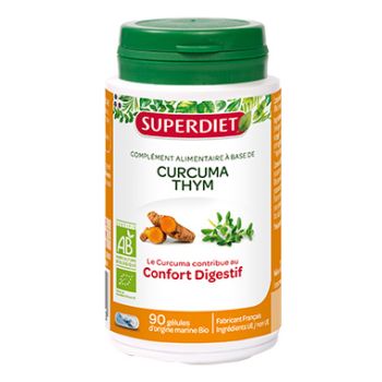 Curcuma Thym Bio Super Diet - 90 gélules