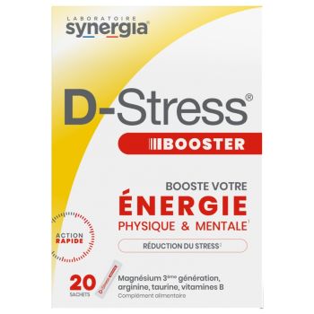 D-Stress Booster Synergia - boite de 20 sachets