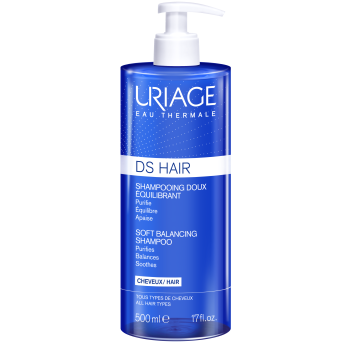 DS Hair Shampooing doux équilibrant Uriage - flacon de 500 ml