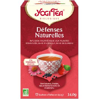 Défenses naturelles bio Yogi Tea - boîte de 17 sachets