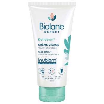 Deliderm Crème visage hydratante Biolane Expert - tube de 50 ml