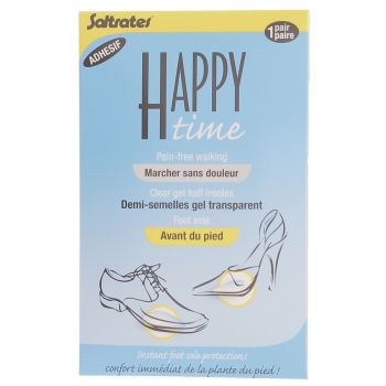 Demi-semelles gel transparent avant du pied happy time Saltrates - une paire