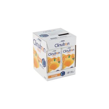 Clinutren fruit saveur orange Nestlé - 4 briques de 200 ml