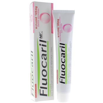 Dentifrice dents sensibles bi-fluoré Fluocaril - tube de 75 ml