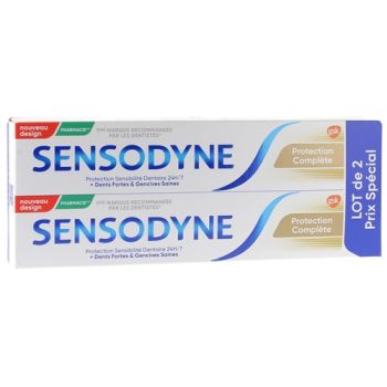 Protection complète Sensodyne - lot de 2 tubes de 75 ml