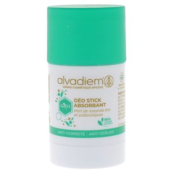 Déo stick absorbant 48h Alvadiem - stick de 50g