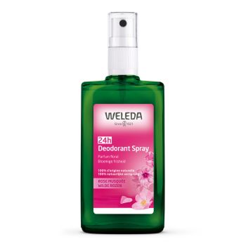 Déodorant à la rose musquée bio Weleda - spray de 100ml