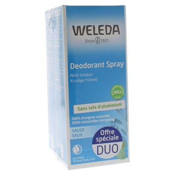 Déodorant à la sauge Weleda - lot de 2 x 100 ml