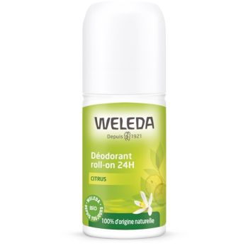 Déodorant au Citrus Roll-on 24h Weleda - roll-on de 50 ml