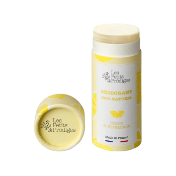 Déodorant citron & bergamote Les Petits Prödiges - stick de 50 g