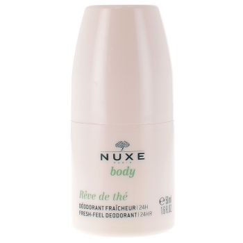 Déodorant fraîcheur 24h body Rêve de thé Nuxe - roll-on de 50 ml