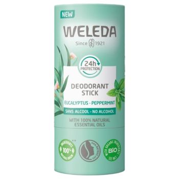 Déodorant stick Eucalyptus menthe poivrée Weleda - stick de 50 g