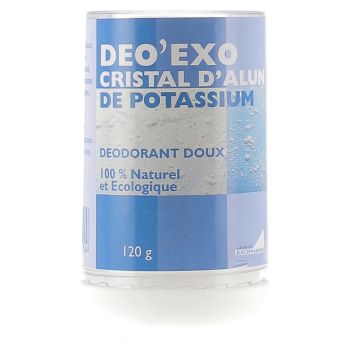 Deo'Exo Cristal d'Alun de Potassium Exopharm - stick de 120 g