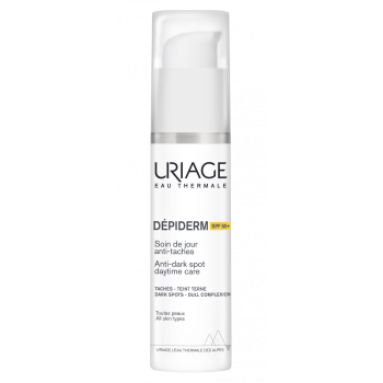 Dépiderm soin de jour anti-taches SPF 50+ Uriage - flacon-pompe de 30 ml