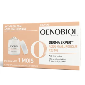 Derma Expert acide hyaluronique Oenobiol - lot de 2 boites de 30 gélules