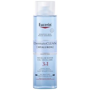 DermatoCLEAN [HYALURON] Eau Micellaire 3en1 Eucerin - flacon de 400 ml