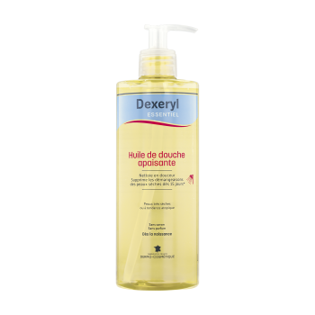 Dexeryl Huile de douche apaisante Pierre Fabre - flacon-pompe de 500ml