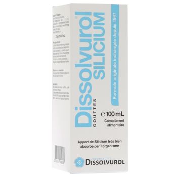 Dissolvurol Silicium 0.25% solution buvable en gouttes - flacon de 100 ml