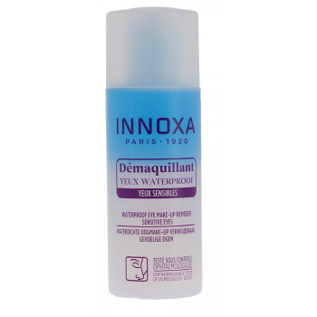 Démaquillant yeux sensibles waterproof Innoxa - flacon de 100 ml