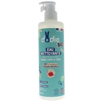 Eau nettoyante bio Dodie - flacon pompe de 400ml