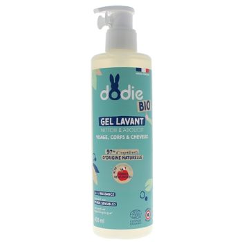 Gel lavant bio Dodie - flacon pompe de 400ml