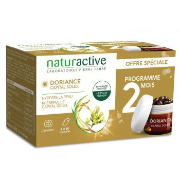 Doriance capital soleil Naturactive - lot de 2x60 capsules