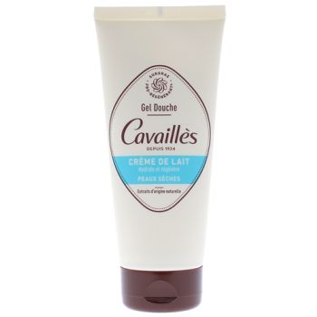 Gel douche crème de lait peaux sèches Rogé Cavaillès - tube de 200 ml