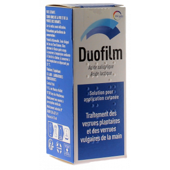 Duofilm solution pour application locale - flacon de 15 ml