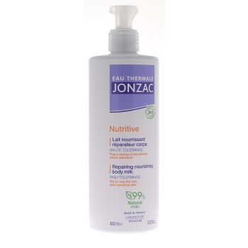 Eau thermale Jonzac Lait nourrissant Nutritive Léa Nature - flacon-pompe de 400ml