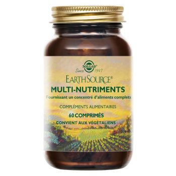 Earth Source multi-nutriments Solgar - pot de 60 comprimés