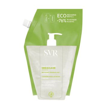 Sebiaclear Eau micellaire éco-recharge SVR - recharge de 400ml