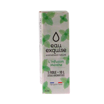 Eau exquise l'infusion menthe AGST Developpement - flacon compte-gouttes de 10ml