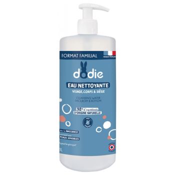 Eau nettoyante 3 en 1 Dodie - flacon-pompe de 1 L