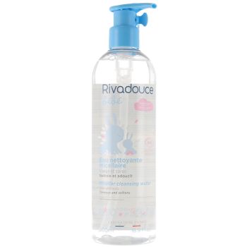 Eau nettoyante micellaire bébé bio Rivadouce - flacon de 500 ml