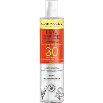 Eau solaire rouge métamorphosante SPF30 Sun Protect Garancia - spray de 150ml