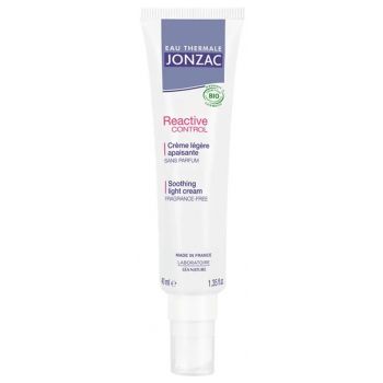 Reactive Control Crème légère apaisante bio Eau thermale Jonzac - tube de 40 ml