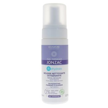 Rehydrate Mousse nettoyante oxygénante Eau Thermale Jonzac - flacon de 150 ml