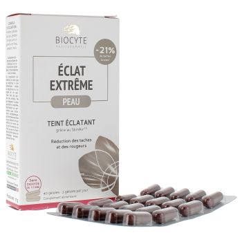 Eclat extrême Peau Biocyte - boîte de 40 gélules