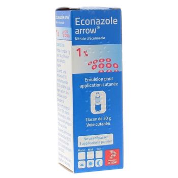 Econazole 1% Arrow - flacon de 30g