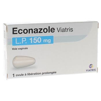 Econazole ovule 150 mg Viatris - boîte de 1 ovule