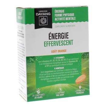 Energie effervescent Dayang - boite de 20 comprimés effervescents